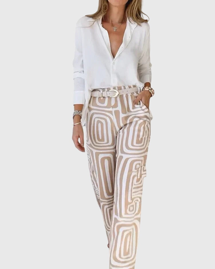 Emilia™ | Stylish Pants + Free Blouse