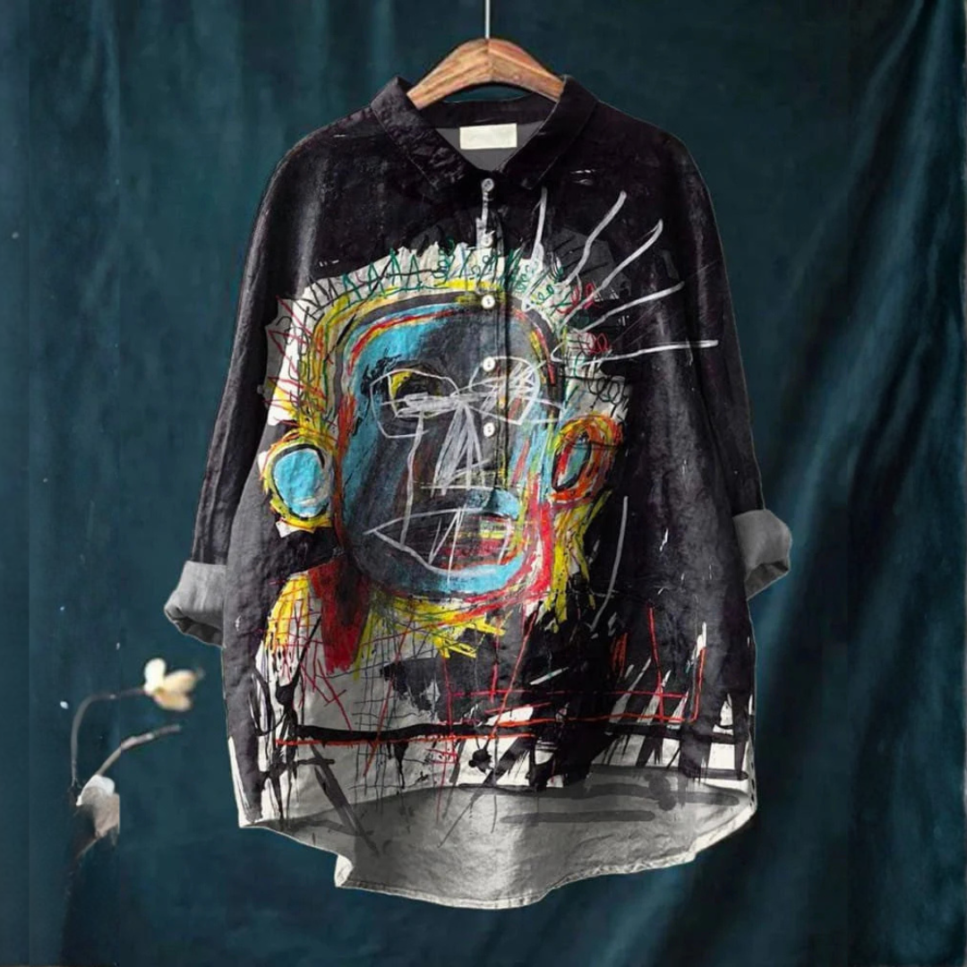 Isabelle | Abstract Art Shirt