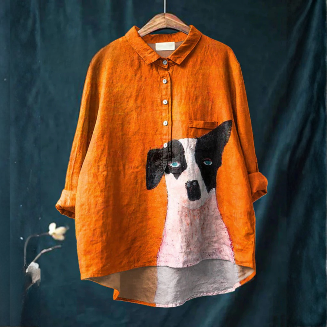 Logan | Artistic Dog Print Shirt