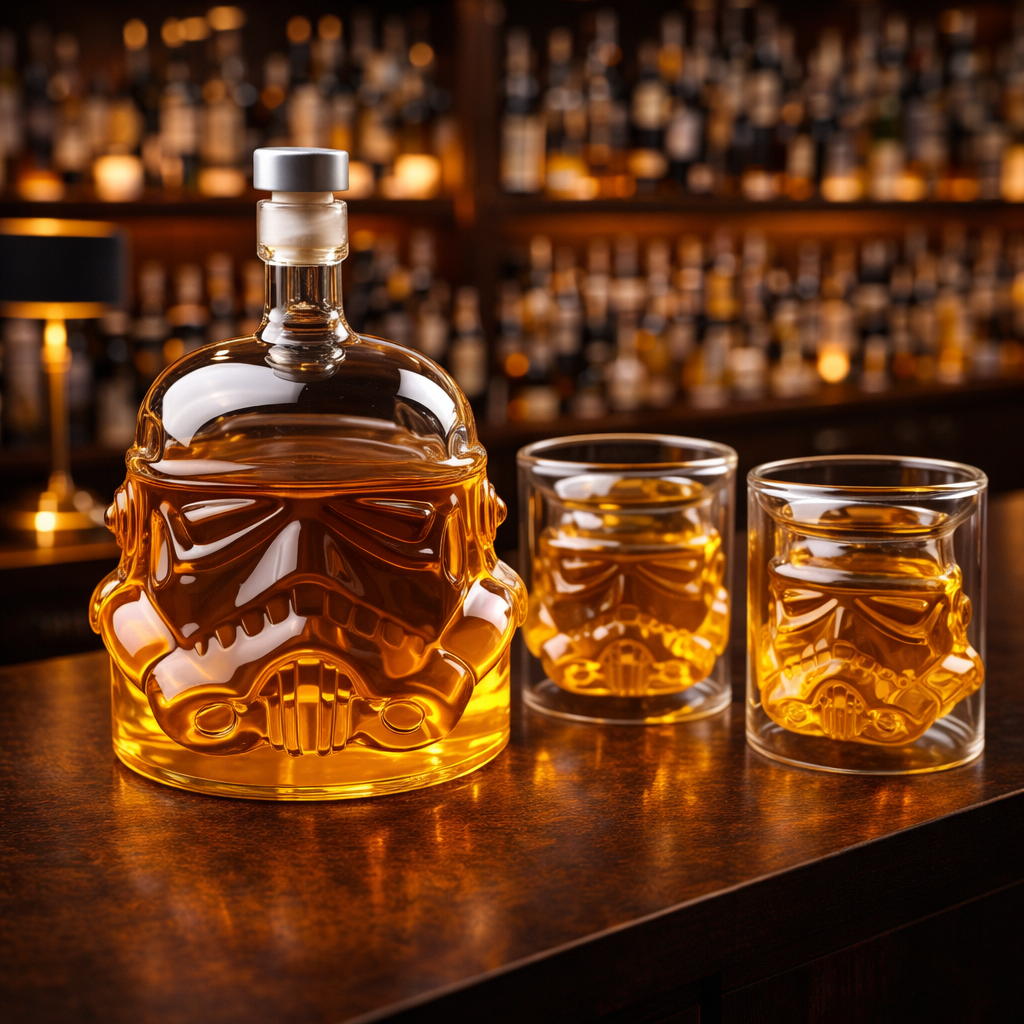 Whisky Bottle - Bottle and Glass Set Edition