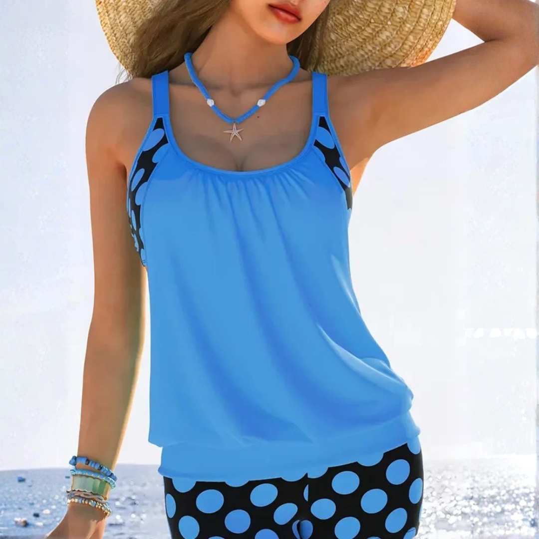 Azaria | Bikini set with spots and open details
